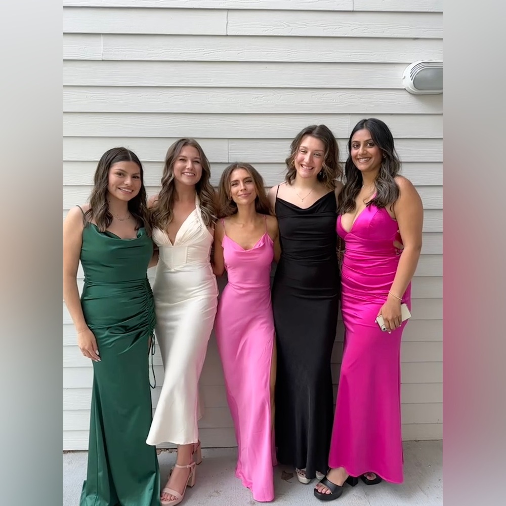 Beautiful green sorority formal dress